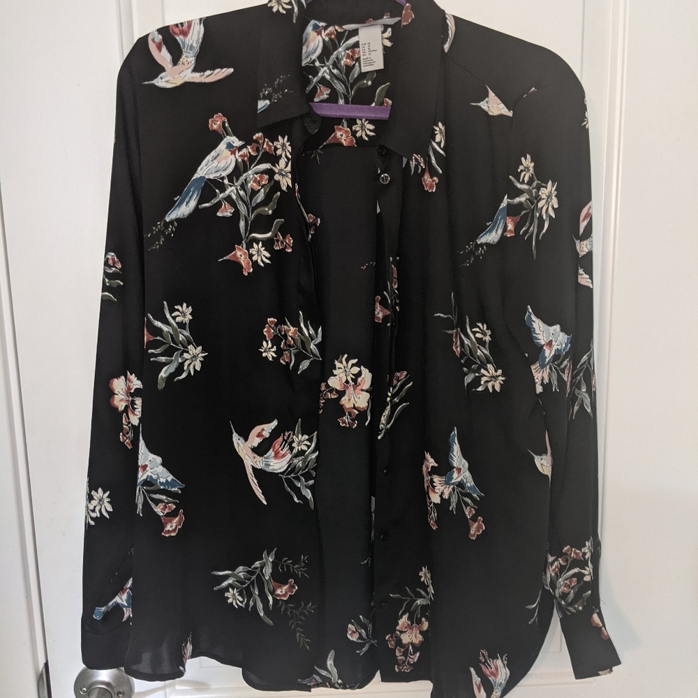 H&M Silky Button Up